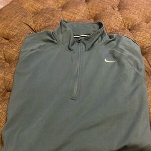 Nike Forest Green Half-Zip Pullover